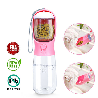 Portable Dog Water Bottle Feeder 4