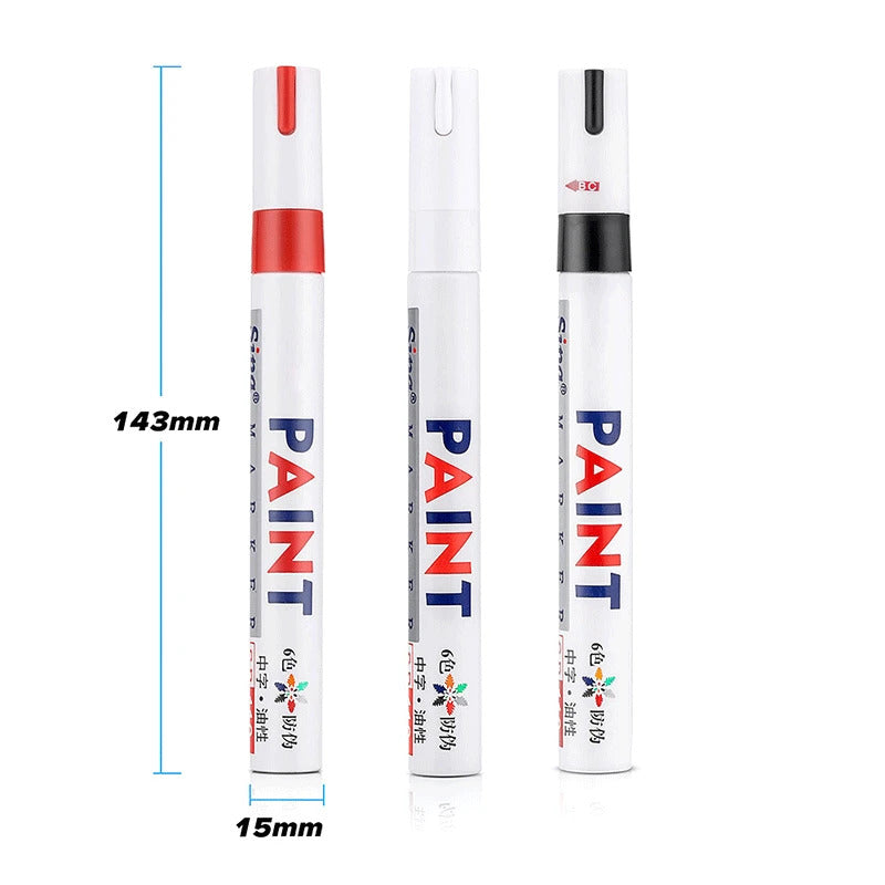 Permanent Waterproof Tire Paint Marker Pen 4