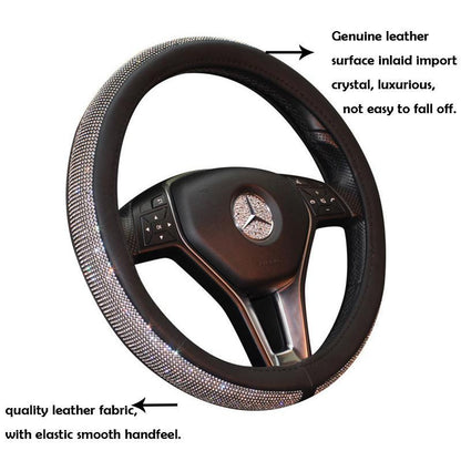 SWAROVSKI CRYSTAL STEERING WHEEL COVER 3