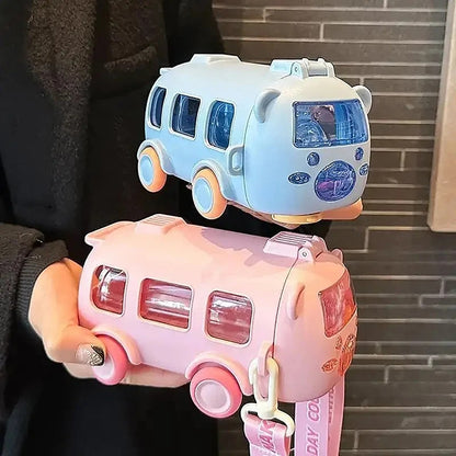 Portable Water Cup in Bus Shape with Strap 4