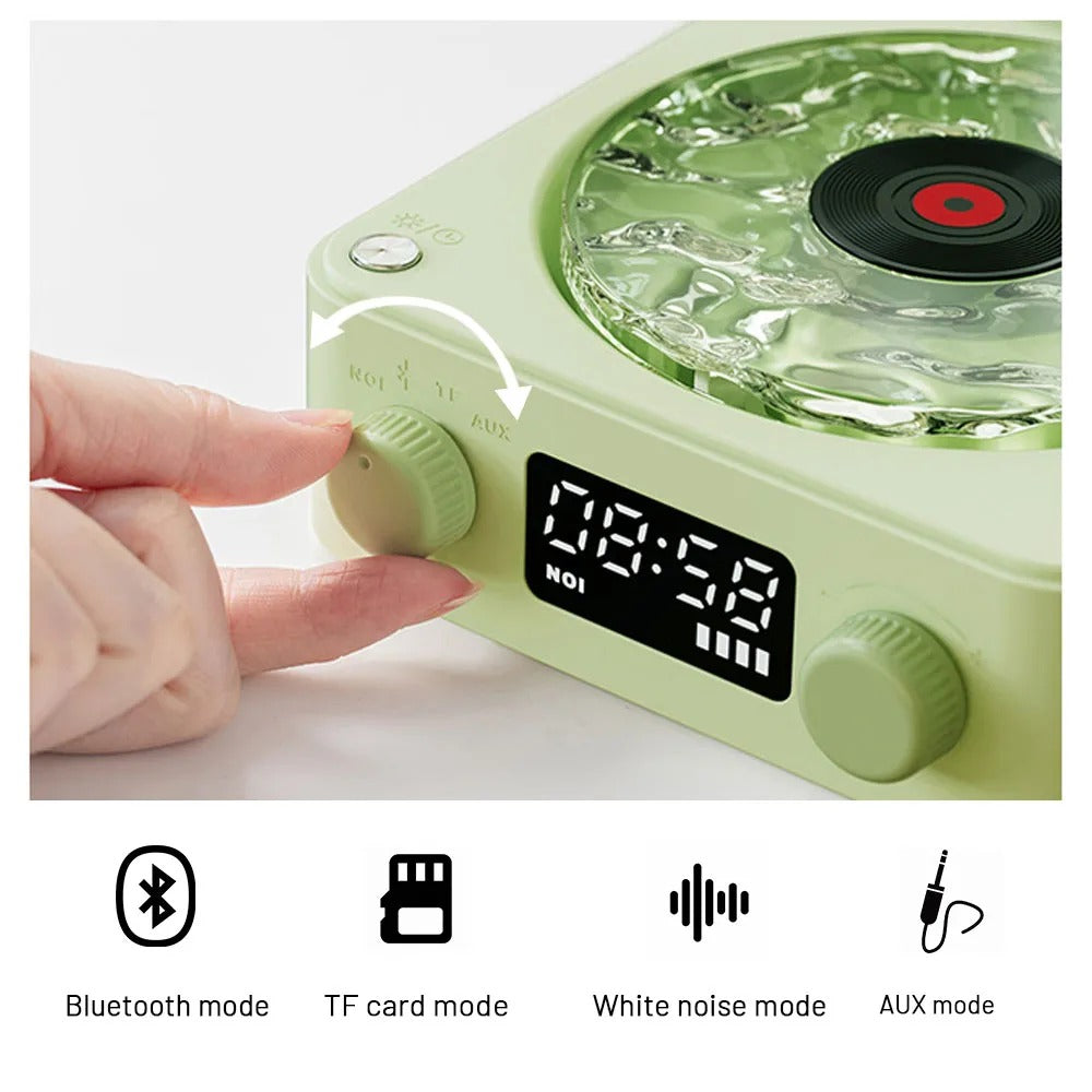 Waves Retro Bluetooth Vinyl Record Player 4