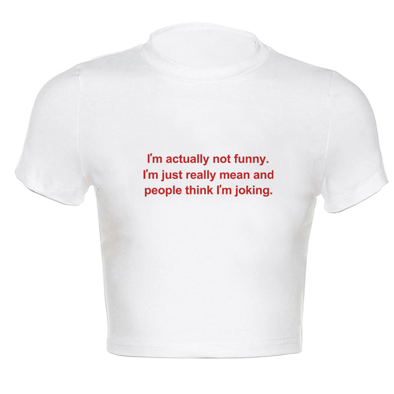 I'm Actually Not Funny T-Shirt 4