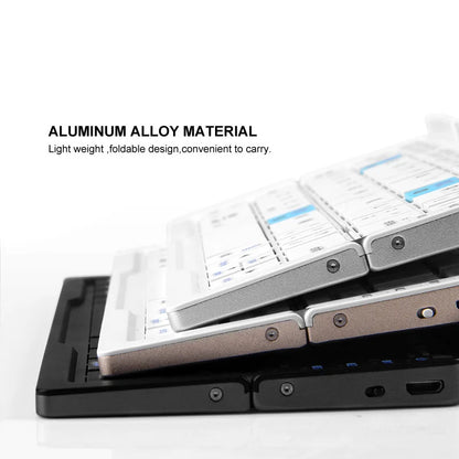 Mini Foldable Bluetooth Keyboard with Magnetic Stand 4