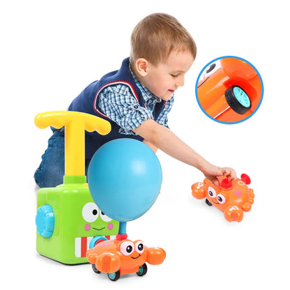 Interactive Balloon Powered Car Launcher Toy Set 4