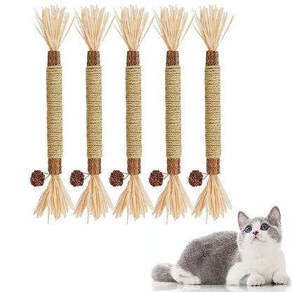 Natural Silvervine Stick Cat Chew Toy-2pcs 4
