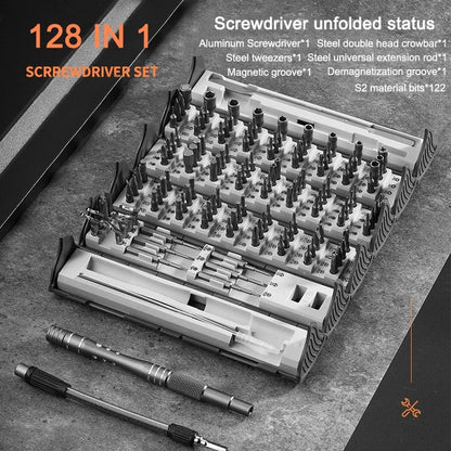 Multi-Functional 128 in 1 Magnetic Precision Screwdriver Set 4