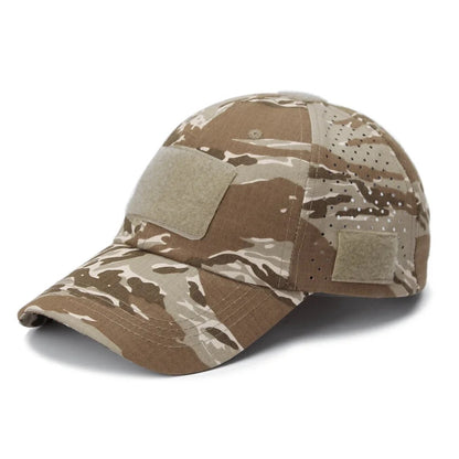 Camouflage Built-in Sunglasses Slot Cap 4