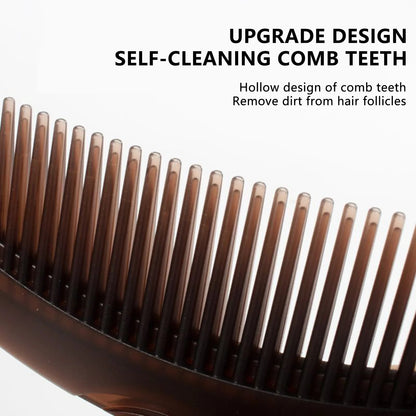 Hollow Tooth Self-cleaning Scalp Detox Dandruff Comb 4