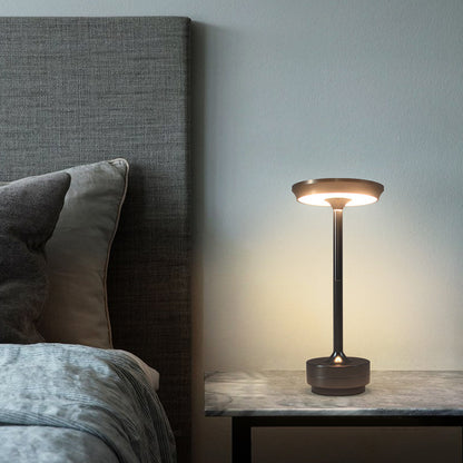 Metallic Cordless Rechargeable Waterproof Table Lamp 4
