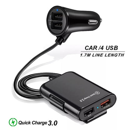 Four Ports Car Fast Charger 4