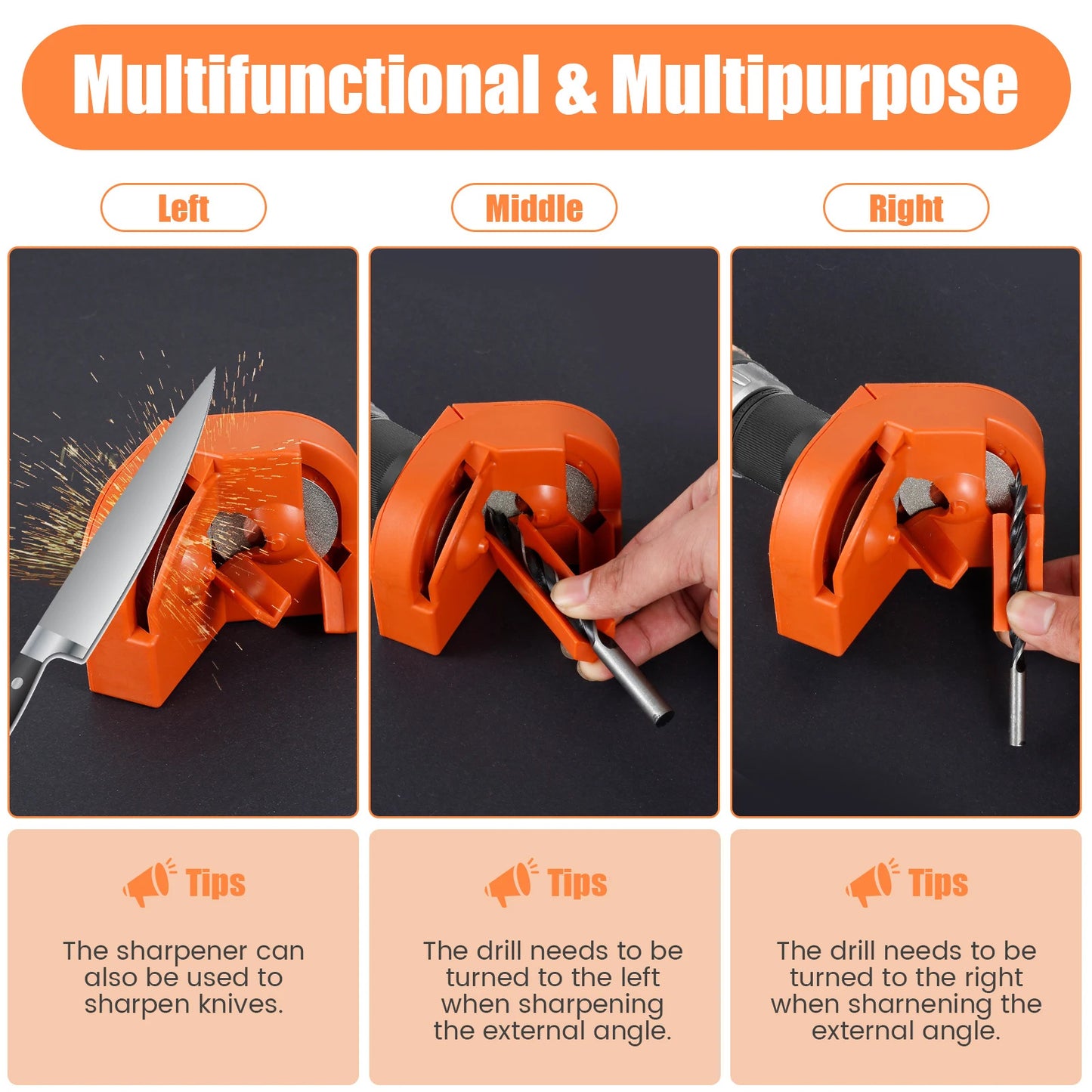 Universal Wear Resistant Drill Bit Diamond Grinding Sharpener 4
