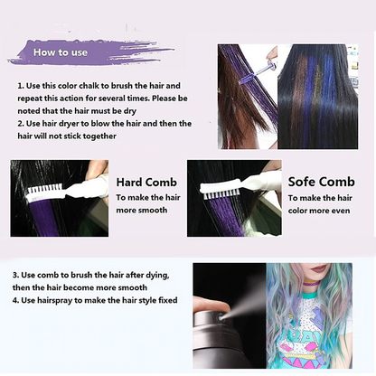 DIY Temporary Hair Dye 4
