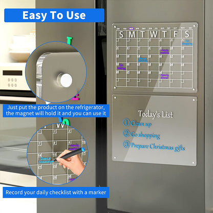 Magnetic Fridge Calendar 4