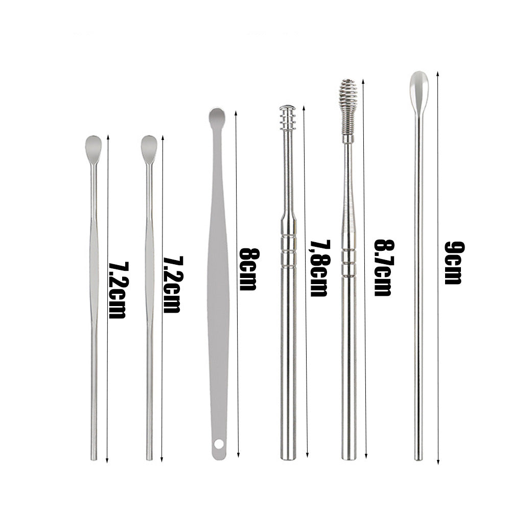 6PCS EarWax Cleaner Tool Set 4