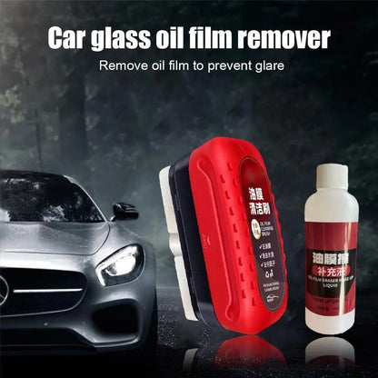 Automotive Oil Film Cleaning Brush & Oil Film Eraser Make Up Liquid 4