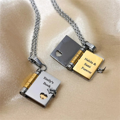 I LOVE YOU BOOK NECKLACE 4