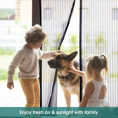 Magnetic Self Sealing Heavy Duty Screen Door 4