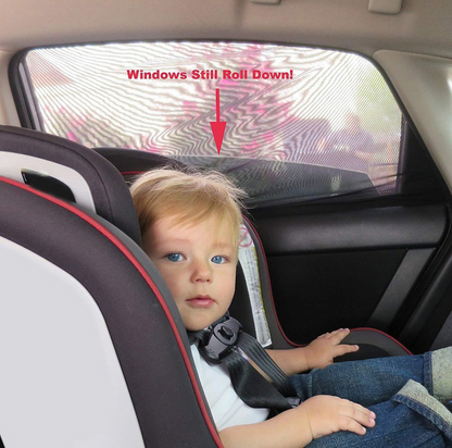 Universal Car Side Windows Privacy Mesh Covers (4PCS) 4