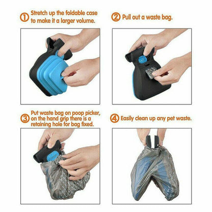 Pooper Scooper with bag attached 4