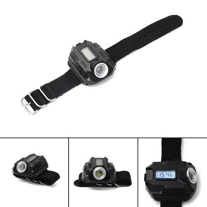 RECHARGEABLE FLASHLIGHT TACTICAL WATCH 4