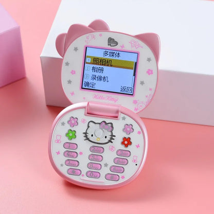 Hello Kitty Cute Mini Flip Phone 4