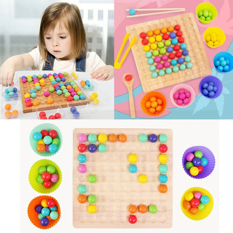 Wooden Board Bead Game 4