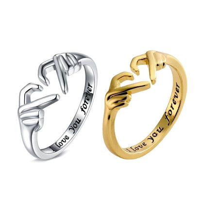‘I Love You Forever’ Heart Ring 4
