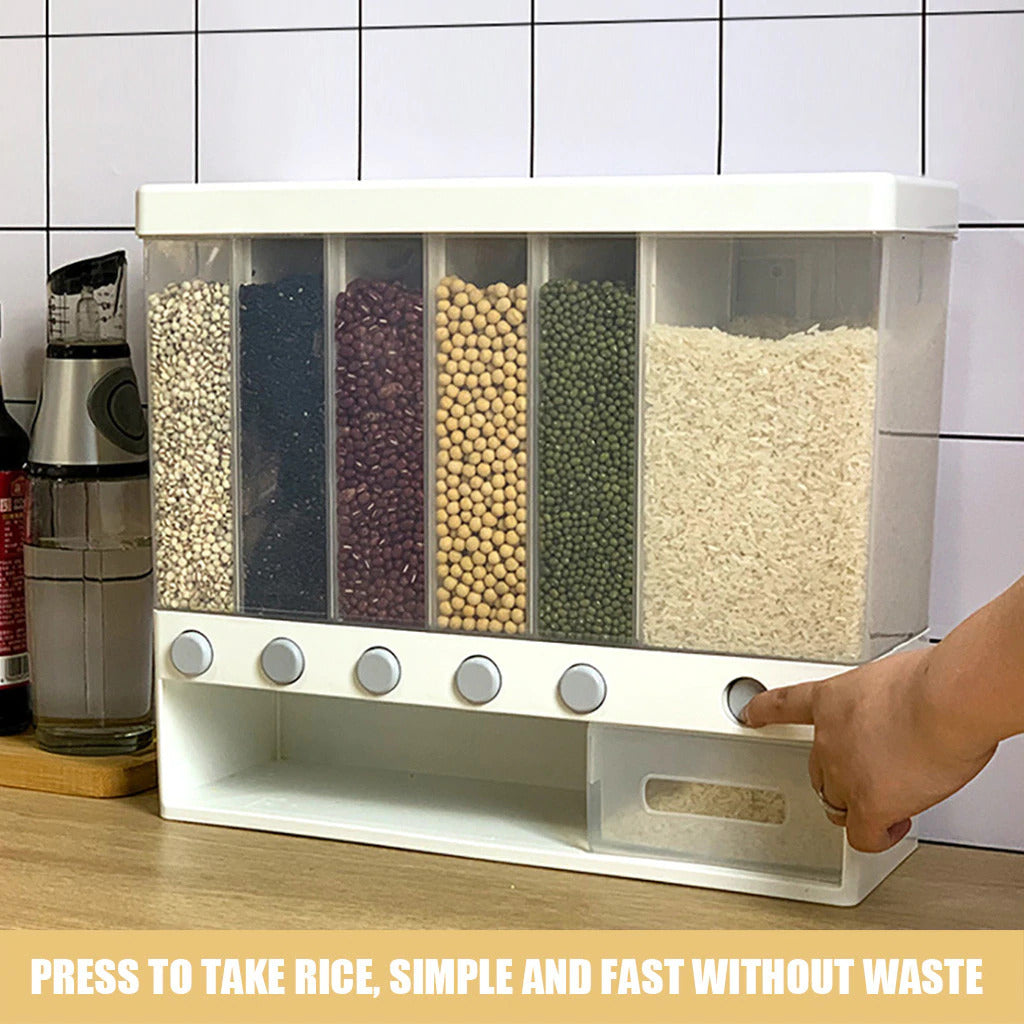Wall-mounted dry food dispenser 4