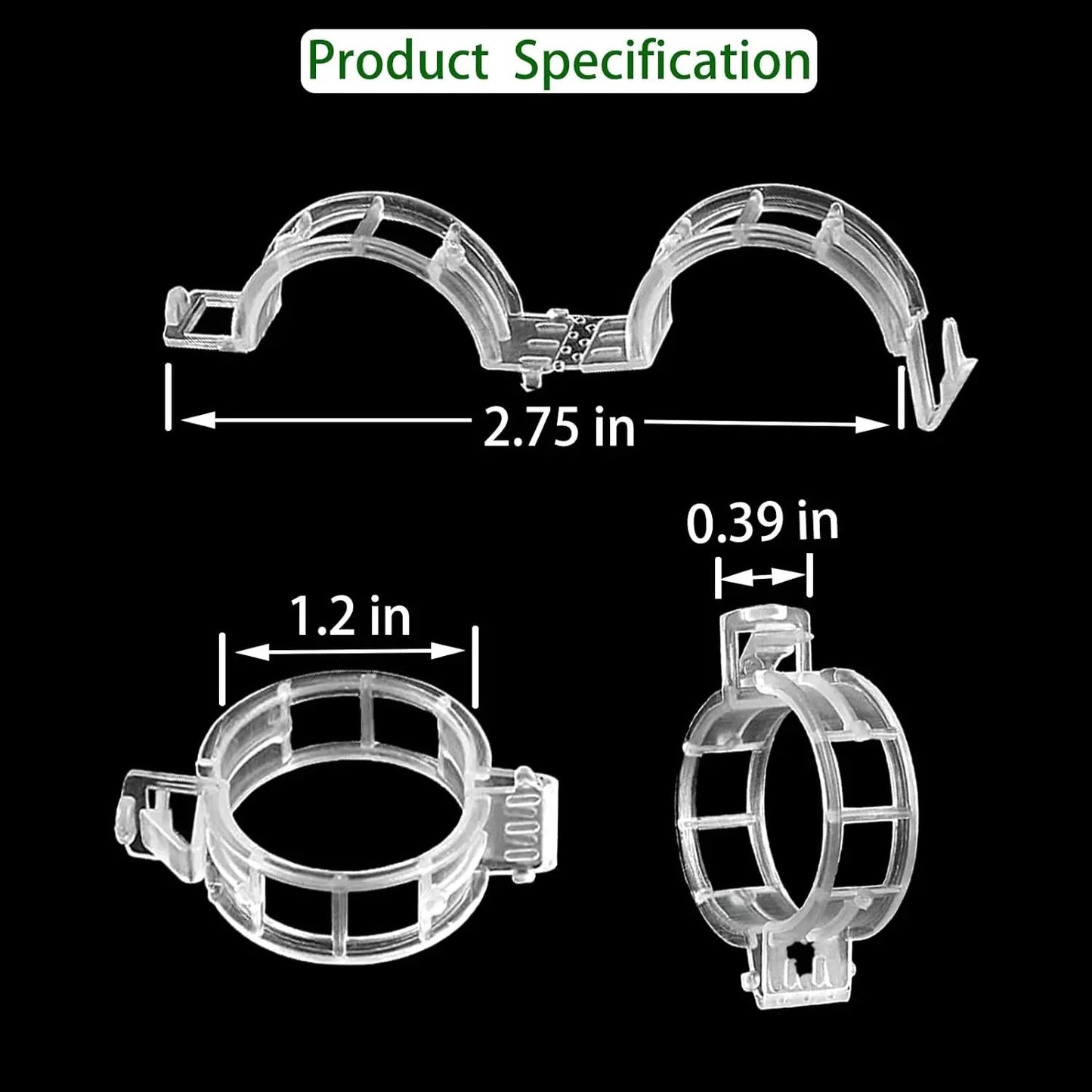 Plant Support Clips-100PCS 4