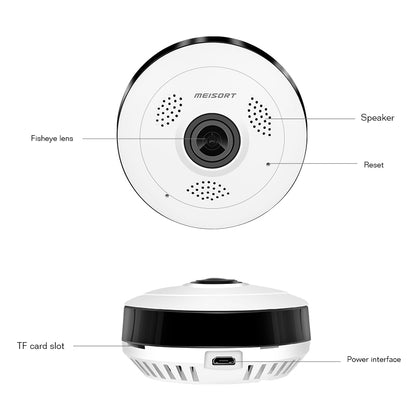 360° Wifi Panoramic Surveillance Camera 4