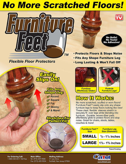 Furniture Feet Protector Pads - 8 Pack 4
