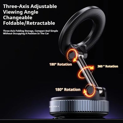 360° Adjustable Vacuum Magnetic Car Phone Holder 4