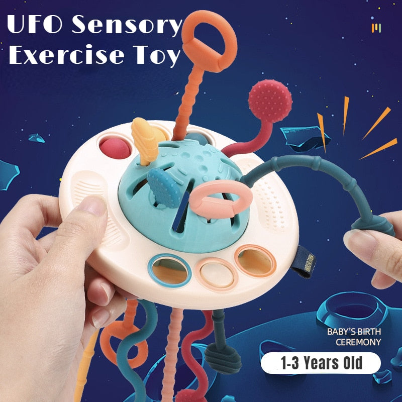 UFO Silicone Pulling Toy 3
