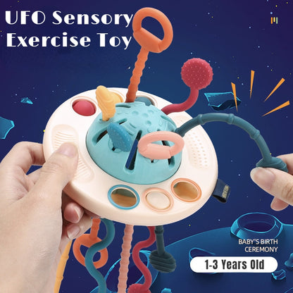 UFO Silicone Pulling Toy 3