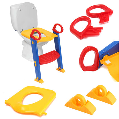 KIDS POTTY TRAINING SEAT WITH STEP STOOL LADDER 4