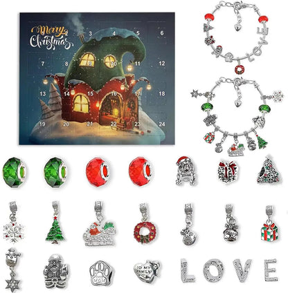 DIY Christmas Advent Calendar Bracelets Set 4