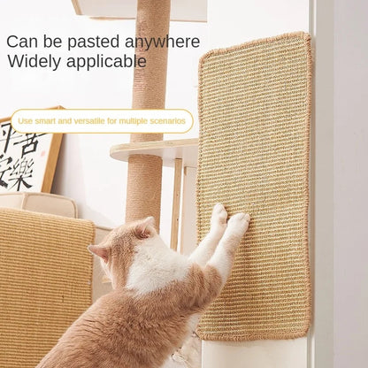 Sisal Cat Scratching Mat – Wall-Mounted Furniture Protector Pad for Cat Paw Training 4