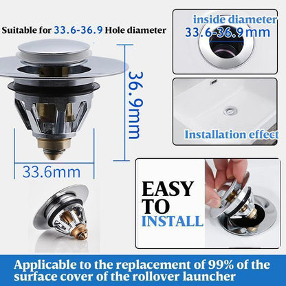 Stainless Steel Bounce Drain Sink Filter 4