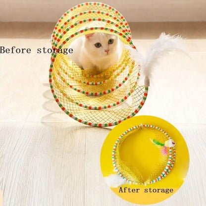 Self-play Cat Hunting Spiral Tunnel Toy 4
