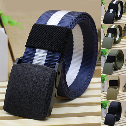 Casual Military Grade Polymer Buckle Nylon Belt 4