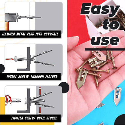 Self-Drilling Anchors Screws - 50PCS 4