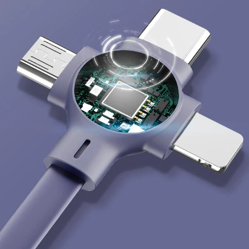 3 in 1 All USB Types Retractable Charging Cable Box 4