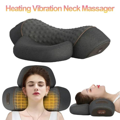Electric Vibration Massager Cervical Pillow 4