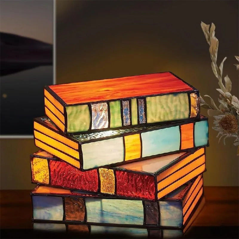 Stacked Books Lamp 4