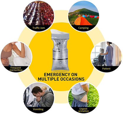 Portable Travel Pee Bags -4pcs 4