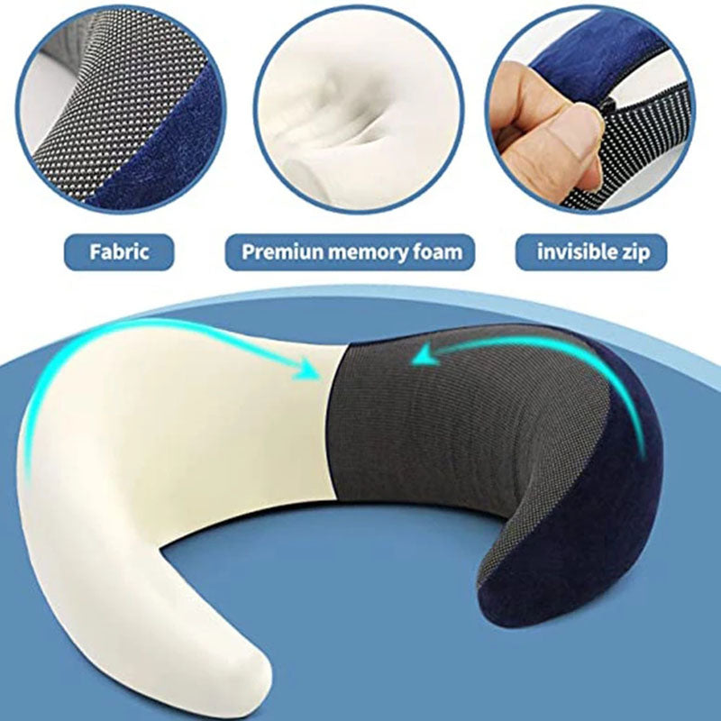 TRVL+  Pure Memory Foam Travel Neck Pillow 4