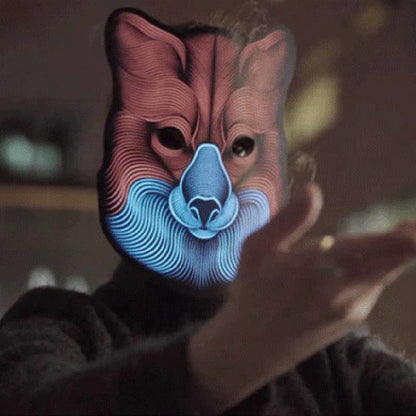 SOUND REACTIVE LED MASK 4