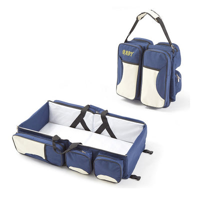 3 in 1 Multi Purpose Diaper Bag Cum Baby Bassinet 4
