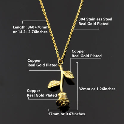 Rose Flower Necklace 4
