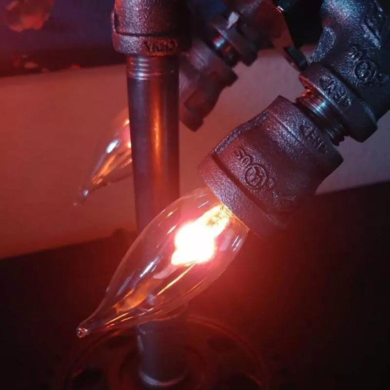 Steampunk Rocket Lamp 4